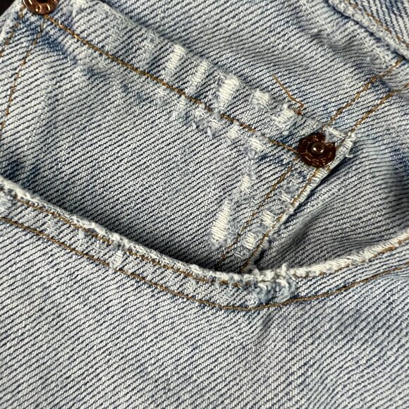 Y2K Levi's Jeans Mens 35x31* 560 Loose Tapered Blue Faded Cotton Denim Tag 36x32 - Picture 3 of 16